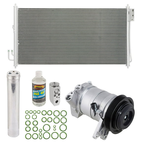 A/C Kit w/ AC Compressor Condenser & Drier For Nissan Murano 2003 2004 2005 - BuyAutoParts