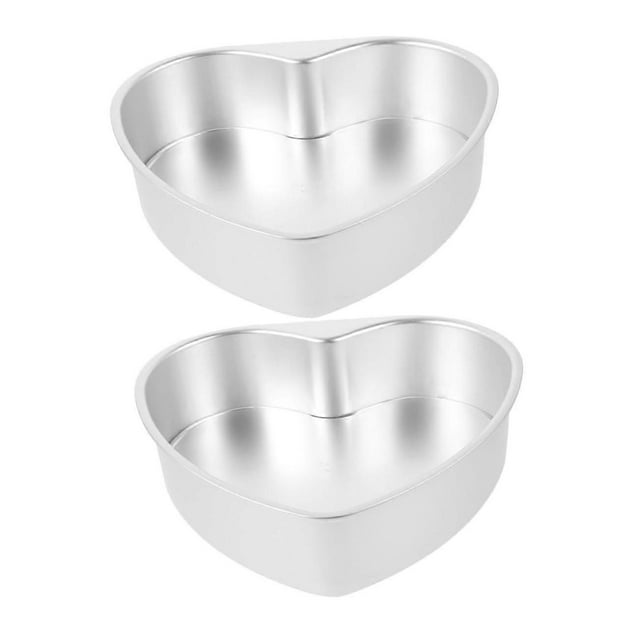 Unique heartshaped cake mold for parties, wedding anniversaries, aluminum alloy cake pan.
