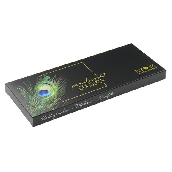 Finetec Artist Mica Watercolor Pearlescent Paint 12-Color Set