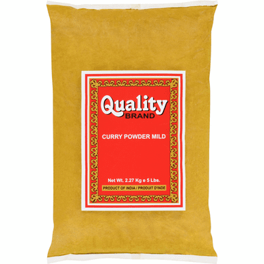 QUALITY Poudre de Cari Douce, Mélange d'Épices Aromatique de Qualité Supérieure, Pichet Vrac pour Services Alimentaires 2,27 kg (5 Lb)