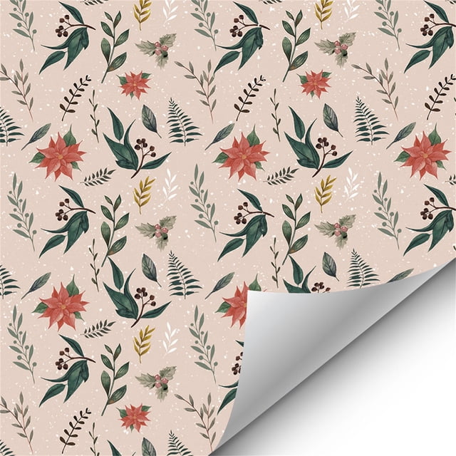 Papel para envolver regalos con bonitos patrones, papel decorativo impermeable para envolver regalos de cumpleaños, festivales, 55 x 150 cm/21,7 x 59,1 pulgadas