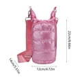 thumbnail image 3 of Adjustable Insulated Water Bottle Sleeve Crossbody Strap Bottle Carrier Bag Outdoor Gym Hiking Travel Protective Water Bottle Holder Thermal Padded Storage Pouch, 3 of 6