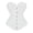 White, variant on Glitter Corset Tops for Women Lace Up Push Up Boned Overbust Bustier Wedding Waist Cincher