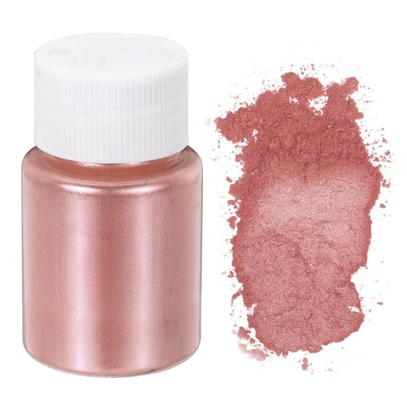 Uxcell 10g/0.35oz Cosmetic Grade Mica Powder, 600 Mesh Mica Powder Natural Resin Epoxy Pigment Powders for Casting Resin, Candle Dye, DIY Nail Polish and Lip Gloss, Pink
