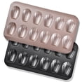 thumbnail image 2 of Base De Pastel Juego de 1 molde para magdalenas de acero al carbono antiadherente de 12 cavidades para hornear galletas francesas, brownies y pasteles (negro) Rkxzt, 2 of 7