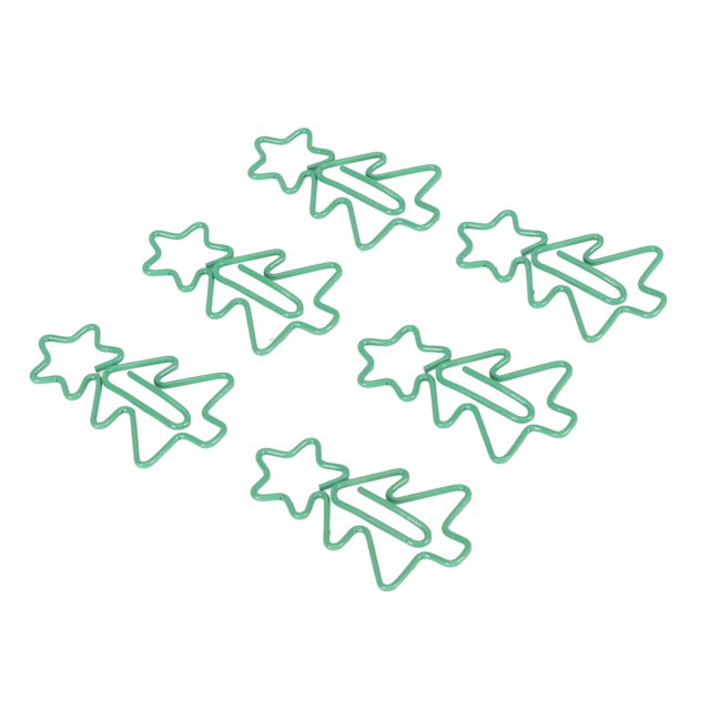 Trombones Fantaisie, Multi Prupose 100 Morceaux Vert Clips de Papier Mignon pour la Famille