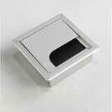 SENRISE Wire Cable Hole Cover Flip Open Aluminium Alloy for Office ...