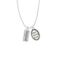thumbnail image 2 of Delight Jewelry Silvertone Delighted Rectangle Best Mom Ever Charm Necklace, 2 of 4