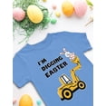 thumbnail image 4 of Tstars Boys Unisex I'm Digging Easter Tractor Kids T Shirt, 4 of 6