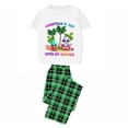 thumbnail image 2 of Pijamas familiares navideños a juego, conjuntos de pijamas blancos con My Gnomies, en julio, 2 of 3