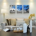 thumbnail image 4 of Wall Art For Living Room black and white Blue tree moon Canvas Wall Decor for Home artwork Painting 12" x 16" 3 Pieces Canvas Print For bedroom Decor Modern Salon kitchen office Hang a picture, 4 of 5