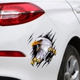 thumbnail image 4 of DYNWAVECA 3xEagle Car Sticker Decals Simulation Cartoon for Bumpers Motorcycle Left , Left, 3 Pcs, 4 of 6