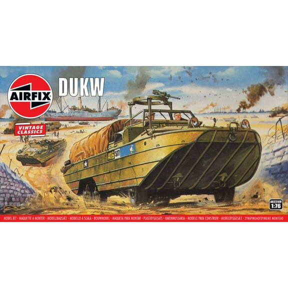 Airfix 02316V WWII US Army DUKW 1/76 Scale Plastic Model Kit
