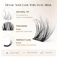 thumbnail image 3 of Eyelash Clusters BEFER Lash, 120 unidades, rizo 3D, 10-16 mm, Vigor ZE02, 3 of 6