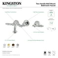 thumbnail image 2 of Kingston Brass KS3125GL Wall Mount Arch Bathroom Faucet, Oil Rubbed Bronze, 2 of 4