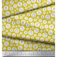 thumbnail image 2 of Soimoi Silk Fabric Star & Cute Animals Kids Print Sewing Fabric Yard 42 Inch Wide, 2 of 3