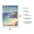 thumbnail image 2 of Bermuda - via Pan American World Airways - Vintage Airline Travel Poster by Loweree c.1953 - Master Art Print (Unframed) 9in x 12in, 2 of 4