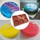 thumbnail image 4 of 2pcs 6 large discs 4 inch silicone cake mold chocolate dessert baking pan vibrating the same paragraph hug roll baking tool, 4 of 4