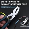 thumbnail image 6 of Industrial-Grade Multi-function Cutting Pliers, 9-in-1 Heavy-Duty Compound Action Wire Cutters, CR-V Steel Lineman Pliers with Soft Grip for Electricians, Automotive, Construction & DIY, 6 of 6