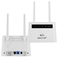 thumbnail image 1 of Enrutador WiFi Puertos RJ11 RJ45 Enrutador inalámbrico de Internet Punto de acceso doméstico blanco para el hogar, 1 of 8