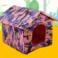 thumbnail image 3 of Redempat Foldable Waterproof Cat Cave Comfortable And Soft Easy To Clean Cat House For Outdoor Activity England A S 1Set, 3 of 6