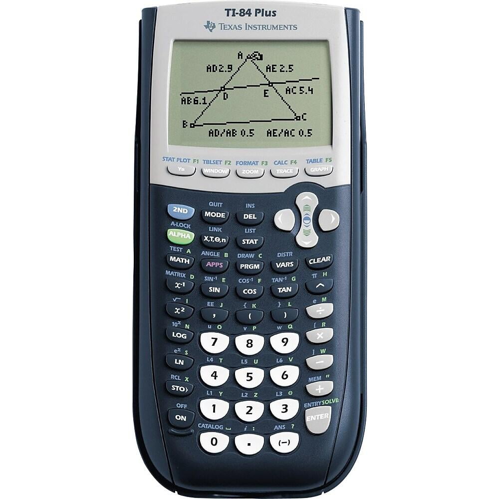 Contain secretly spine Texas Instruments TI-84 Plus Graphing Calculator, 10-Digit LCD - Walmart.com