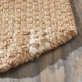 thumbnail image 5 of Beautiful Outdoor Handwoven Jute Doormat by Drew Barrymore, 18" x 30", White/Natural, 5 of 7