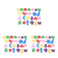 thumbnail image 3 of bedienty 1 Set Printing Stamper Colorful Supple Early Learning Kids' Sponge Set Cartoon Drawing Gifts for School Kindergarten Family Random Pattern 3Set, 3 of 6