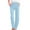 Light Blue, variant on Admvng Sweat Pants for Womens Solid Color Elastic Waist Sports Casual Full Length Pants, Size S-3XL