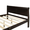 thumbnail image 7 of Wood Bed Frame Queen Size Platform Bed with Headboard Footboard Wooden Slat Support Mattress Foundation Bedroom Furniture (Espresso), 7 of 7