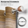 thumbnail image 2 of Outdoor Curtains for Patio Waterproof, Brown Wood Grain Outdoor Privacy Panels Grommet, Country Retro Wooden Plank Farmhouse Blackout Outside Curtains for Porch/Cabana 54"x84", 2 Panels, 2 of 8