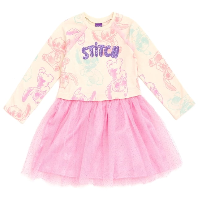 Vestido Disney Lilo & Stitch para niñas rosa de 10 a 12 años