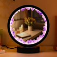 Crystal Column LED Night Light – USB Stone Lamp For Meditation, Bedside, And Calm Home Vibes