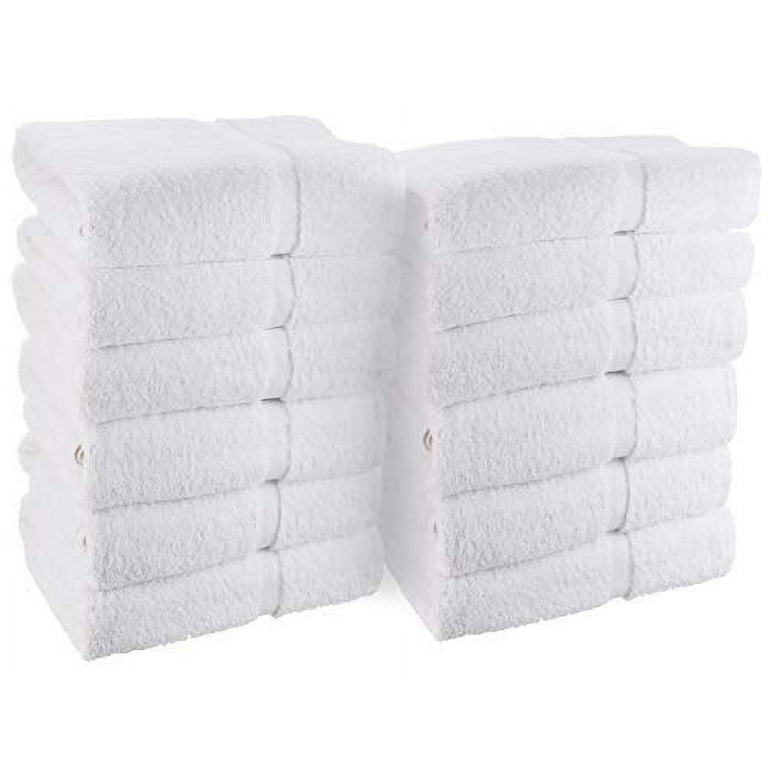 Orighty 12-Pack White Hand Towels - Quick Drying & Absorbent Microfiber  Bathroom Hand Towel 16x28 inches - Lightweight & Thin White Towels - Multi