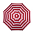 thumbnail image 4 of Oniva 5.5 Ft Portable Beach Umbrella with UPF 50 plus Sun Protection and Tilt Pole, Red Cabana Stripe, 4 of 11