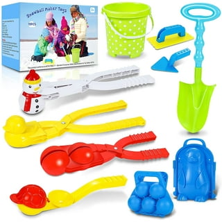 4Pcs Snowball Makers Set Clip Snow Molds Toys Beach Sand Toy with