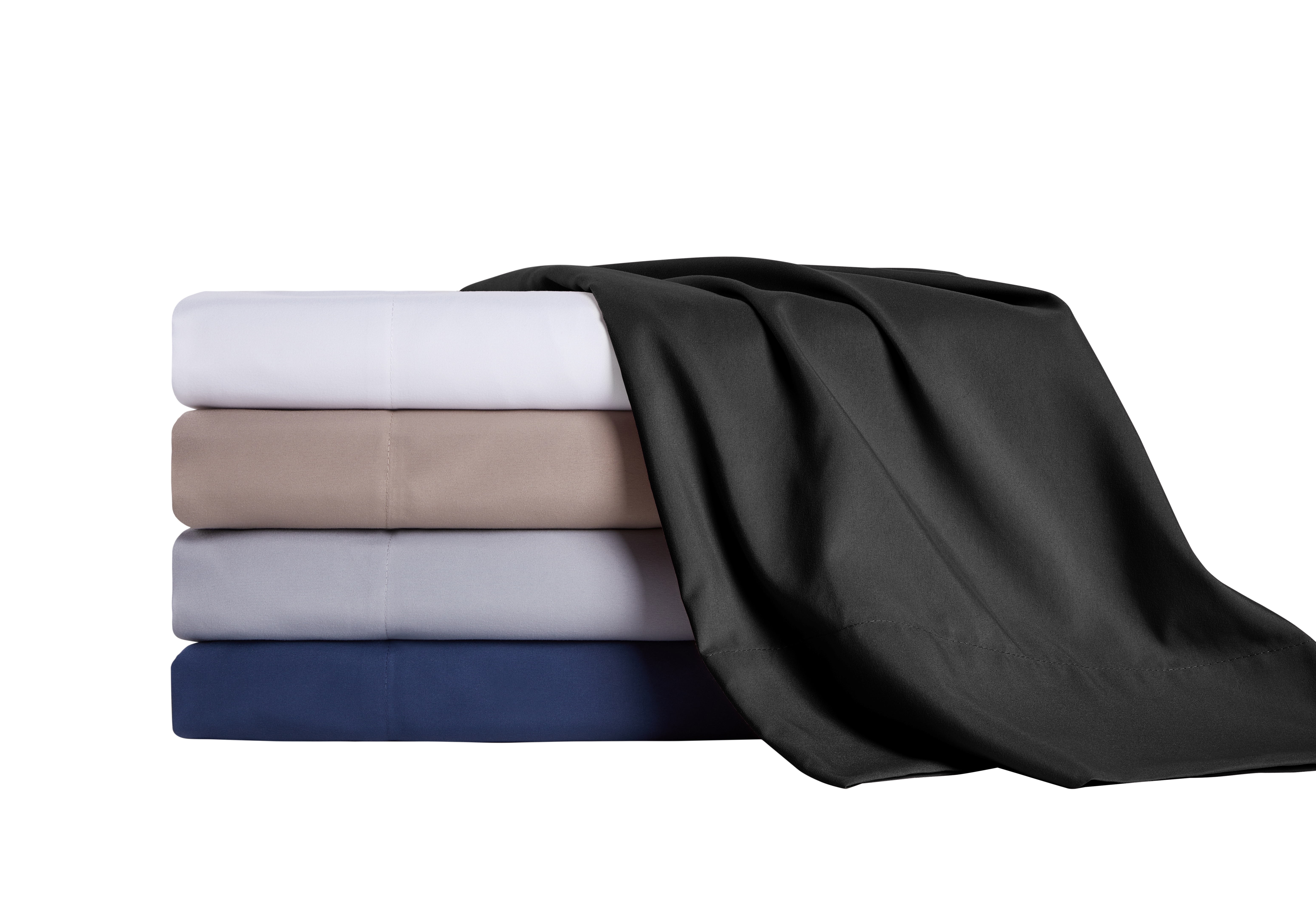 MAINSTAYS COMFORT CHILL MICROFIBER BED SHEET SET, QUEEN, BROWNSTONE, 4 PIECE