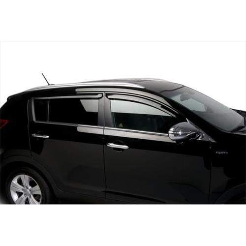 Putco 580004 Element Tinted Window Visors - Kia Sportage - Tape On Application 2011 - 2014