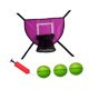 thumbnail image 3 of Accesorio para aro de baloncesto de trampolín, fácil instalación, juguete deportivo ligero Baloncesto verde, 3 of 9
