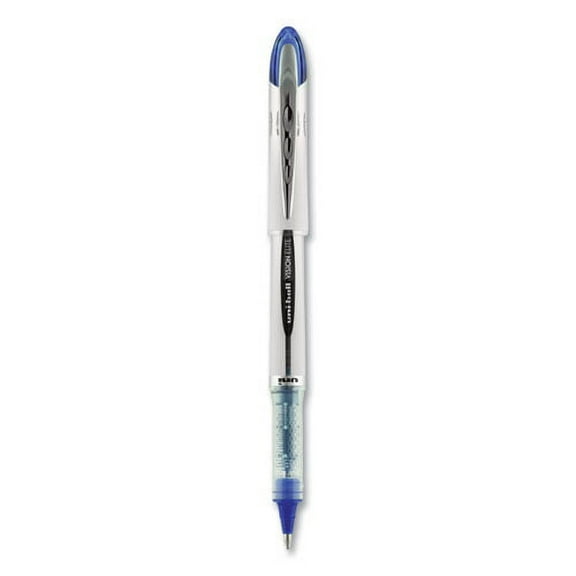 Vision Elite Roller Ball Pen, Stick, Bold 0.8 Mm, Blue Ink, White/blue Barrel | Bundle of 2 Each