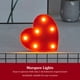 thumbnail image 4 of Luces de marquesina Cateissary Señal de neón corazón rosa, 4 of 6