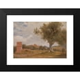 thumbnail image 2 of Charles Lock Eastlake 18x14 Black Modern Framed Museum Art Print Titled - A View at Girgenti in Sicily with the Temple of Concord and Juno, 2 of 5
