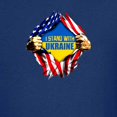 thumbnail image 3 of CafePress - I Stand With Ukraine Support Ukraine Flag T Shirt - Dark T-Shirt Kids XS-XL, 3 of 4