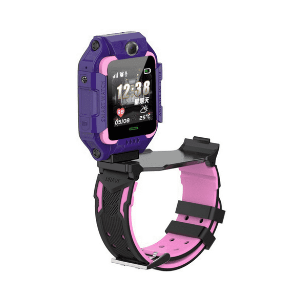 FTCBJJA Smart Watch, IP67 Waterproof Watch with SOS Call, 2G Smartwatch Boys Girls Gift for Kids with Camera&Games, 1.4" HD Touchscreen with Voice Chat, Purple