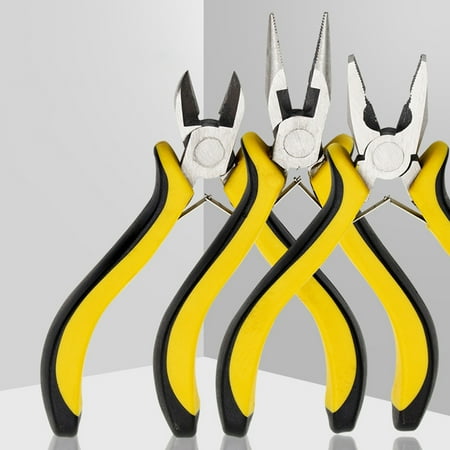 

MyBeauty Portable Long Nose Diagonal Electrician Pliers Cable Wire Cutter Repair Tool