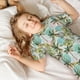 thumbnail image 4 of Balery Watercolor Palm Tree Conjunto de Pijama Infantil de Manga Corta con Estampado – Ropa de Dormir de Algodón Suave-3X-Large, 4 of 5