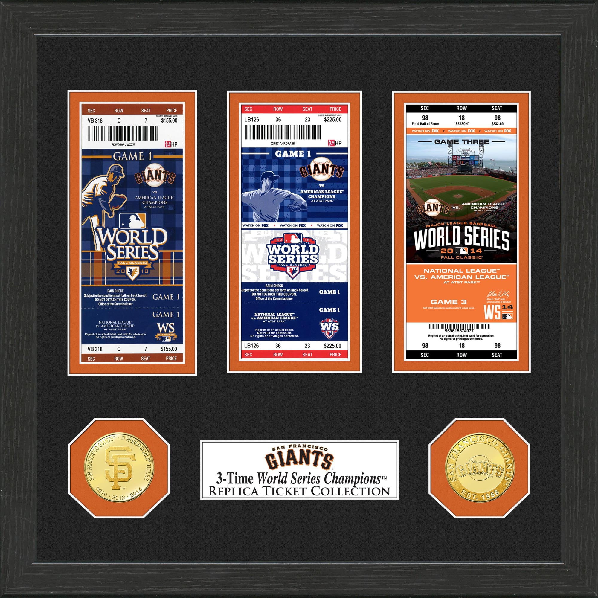 San Francisco Giants World Series Ticket Collection  Walmart.com