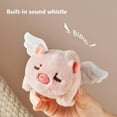 thumbnail image 4 of B Animated Tail Wagging Pig Plush Toy, Pull String Design Soft Stuffed, Interactive Motion Cuddly Pet Gift, 4 of 7
