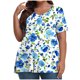 thumbnail image 1 of Camisas de Manga Larga para las Mujeres Cuello Redondo Impreso de Ajuste Suelto, Top de Moda de Verano Sexy para el Uso Diario, 1 of 6