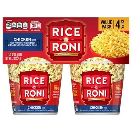 Rice-A-Roni 4Pk Cups- Chicken - Pack of 2